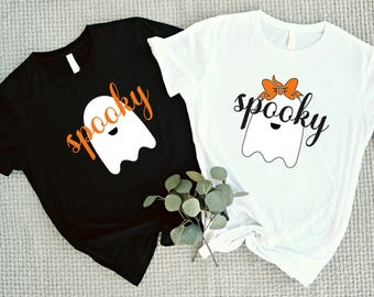 Spooky Shirt, Spooky Couple Shirt, Halloween Shirt, Ghost Shirt, Cute Halloween Shirt, Halloween Shirt, Halloween Gift, Spooky Vibes, Spooky