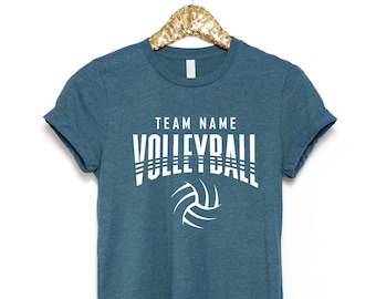 Custom Volleyball Shirt With Team Name, Personalized Volleyball Team Shirt, Sport Shirt,Volleyball Season, Game Day, Sports Volleyball