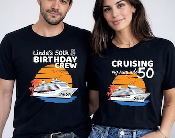 Personalized Cruise Birthday Shirt: Cruise Birthday Crew Shirt
