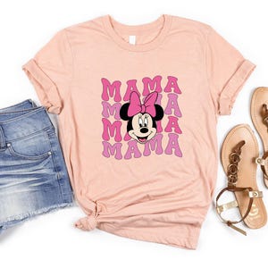 Mama Mouse Shirt, Mothers Day Shirt, Gift For Mom, Disney Mama Sweatshirt, Mama Shirt, Minnie Shirt, Mama Gift, Minnie Mouse Shirt image 3