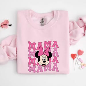 Mama Mouse Shirt, Mothers Day Shirt, Gift For Mom, Disney Mama Sweatshirt, Mama Shirt, Minnie Shirt, Mama Gift, Minnie Mouse Shirt image 1