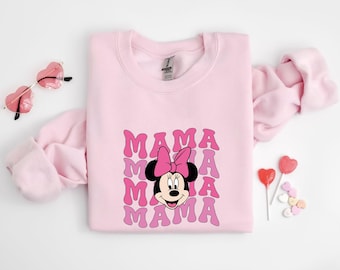 Mama Mouse Shirt, Mothers Day Shirt, Gift For Mom,  Disney Mama Sweatshirt, Mama Shirt, Minnie Shirt, Mama Gift, Minnie Mouse Shirt