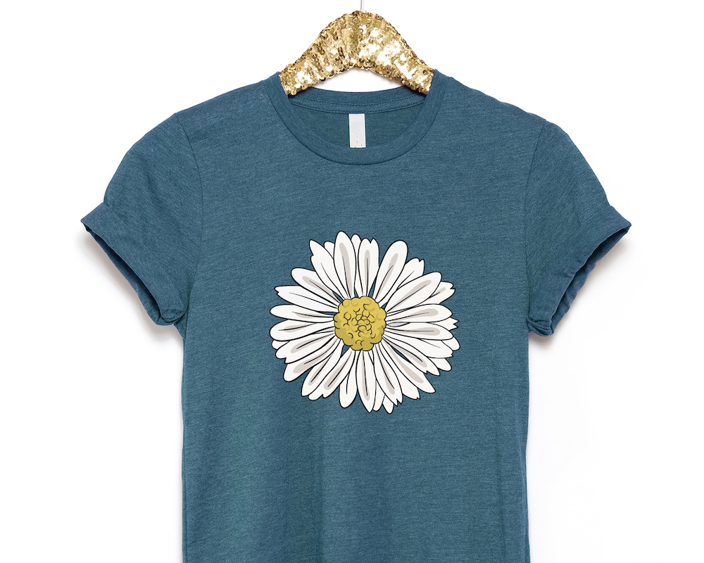 Flower Shirt Daisy Shirt, Wildflower Shirt, Flower Shirt, Spring Shirt, Spring Break Shirt, Floral Shirt, Botanical Shirts, Spring Flower Shirts, Daisy Floral Shirt Men Women Aurateestyle