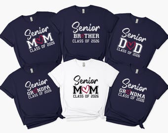 Class of 2026 Family Graduation Shirts, Custom Family Graduation Shirts, High School Grad Crew Shirt, Senior 2026 Family Matching Shirt