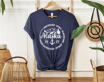 Custom Alaska Cruise Shirt, Alaska Cruise T-shirt, Personalized Alaska Sweatshirt, Matching Family Alaska Cruise Tee