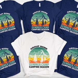 Custom Camp Shirt, Camp Gifts, Custom T-shirt, Summer Camp Shirt, Camp Life Shirt, Camping Friend Gift, Personalized Family  Camp Sweatshirt