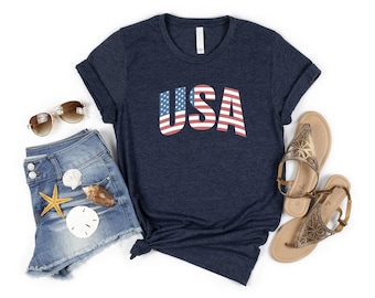 USA Comfort Colors Shirt, Star USA Graphic Tee, 4th of July Shirt, Big USA Shirt, Usa Shirt, American Graphic Tee, 4th of July Graphic Shirt