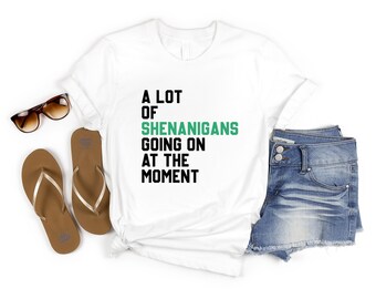 A Lot Going On At The Moment Shenanigans Irish Shirt, St Paddys Day Shirt, Gift For  Shirt, St Patricks Day Tee