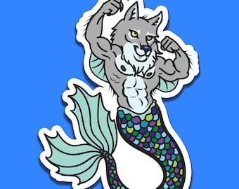 Weremaid sticker