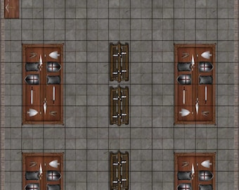 Keep Armory (A) Battle Map for TTRPG/VTT, (1 Floor).