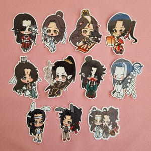 MXTX Chibi Diecut Stickers