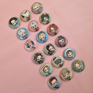 Identity V Chibi Button Badges