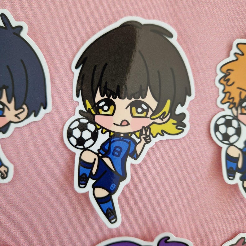 Chibi Rachi Blue Lock Blue Lock Chibi Diecut Stickers - Etsy