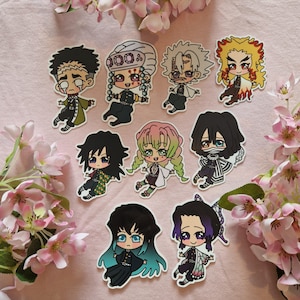 Demon Slayer Kimetsu No Yaiba Hashira Chibi Diecut Aufkleber