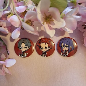 Akatsuki Unit Enstars Ensemble Stars Chibi Button Badges