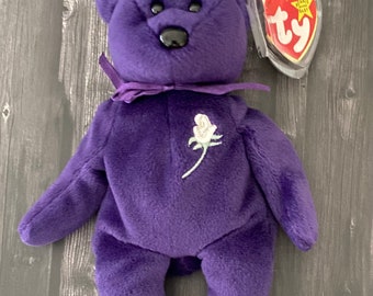 TY Beanie Baby “Princess Diana” Mint condition, original owner, Hang Tag kept in plastic cover