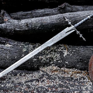 Réplica de la espada del Espectro del Anillo hecha a mano, inspirada en la Espada de la Fantasía del Señor
