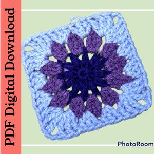 Granny Square #2 Crochet Pattern