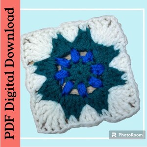 Granny Square #3 Crochet Pattern