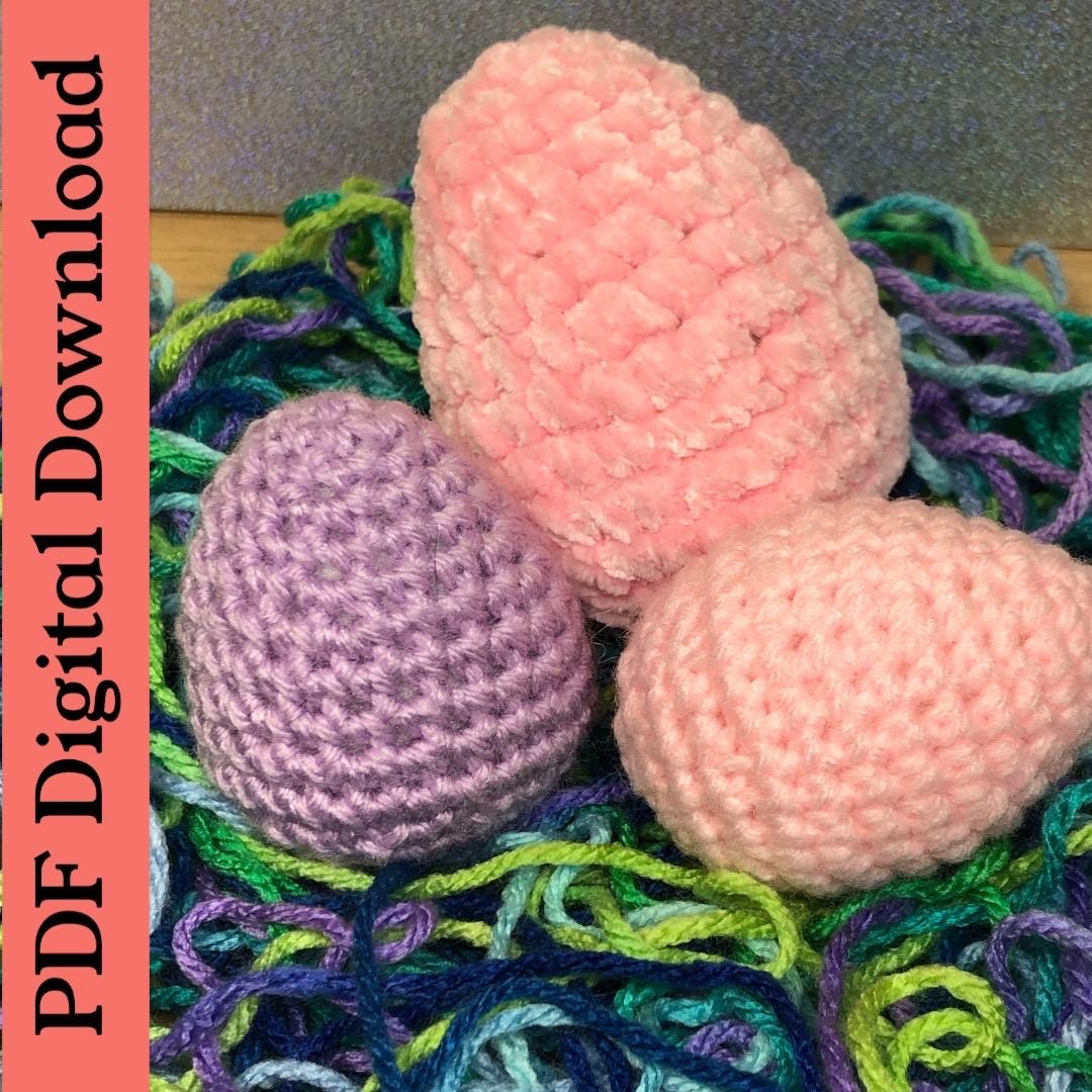 Easter Egg Crochet Pattern - Etsy