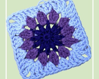 Granny Square #2 Crochet Pattern