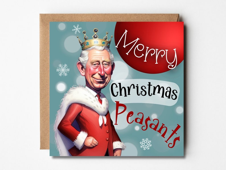 Royalist Xmas Gift King Charles Gift Royals Christmas Card Etsy UK