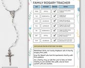 Catholic Family Rosary Prayer Tracker: Printable Rosary Journal (PDF Download)