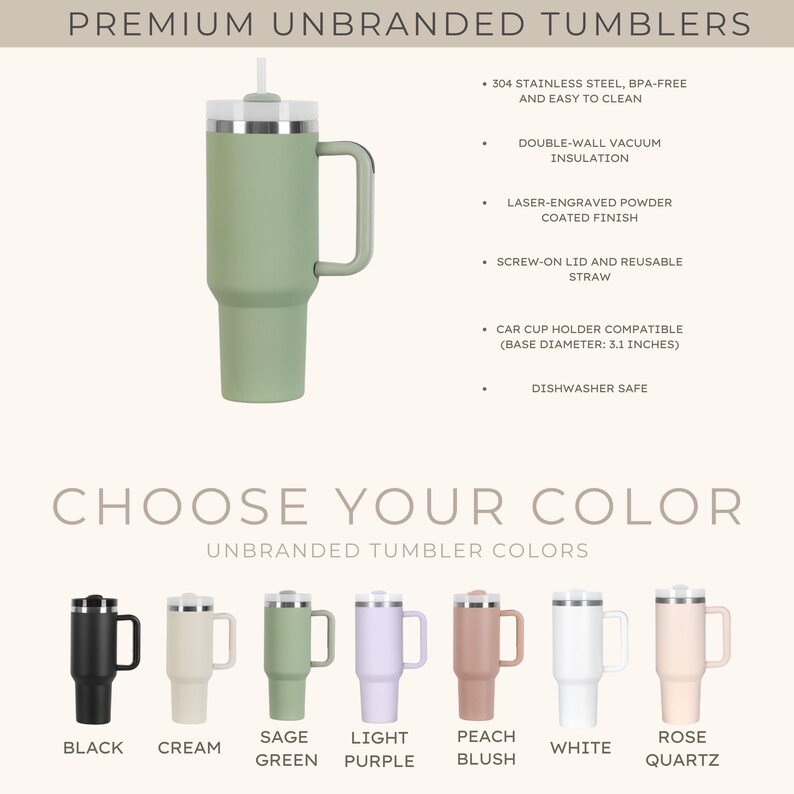 Tropical Hibiscus Engraved 40oz Tumbler Stanley Quencher With Handle