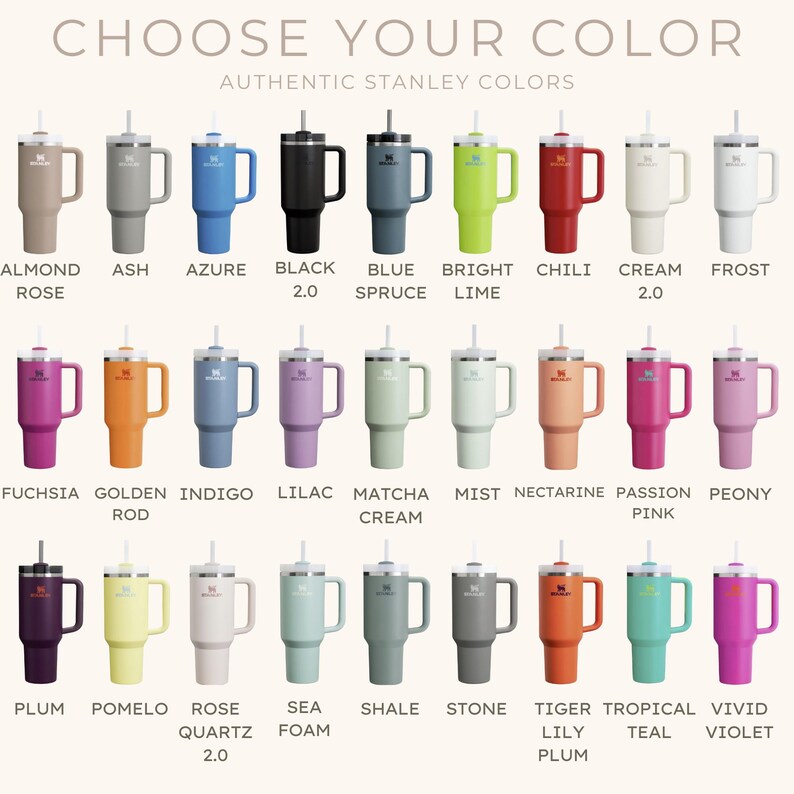 Tropical Hibiscus Engraved 40oz Tumbler Stanley Quencher With Handle