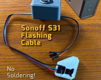Sonoff S31 Flashing/Programing Cable.  No soldering!