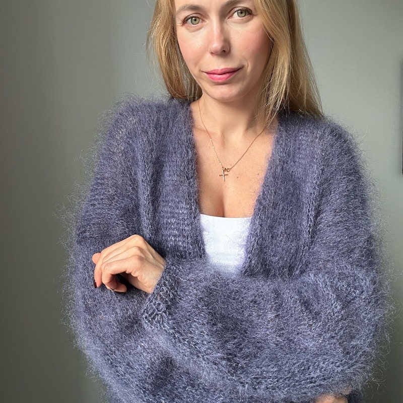loose knit cardigan main image 1