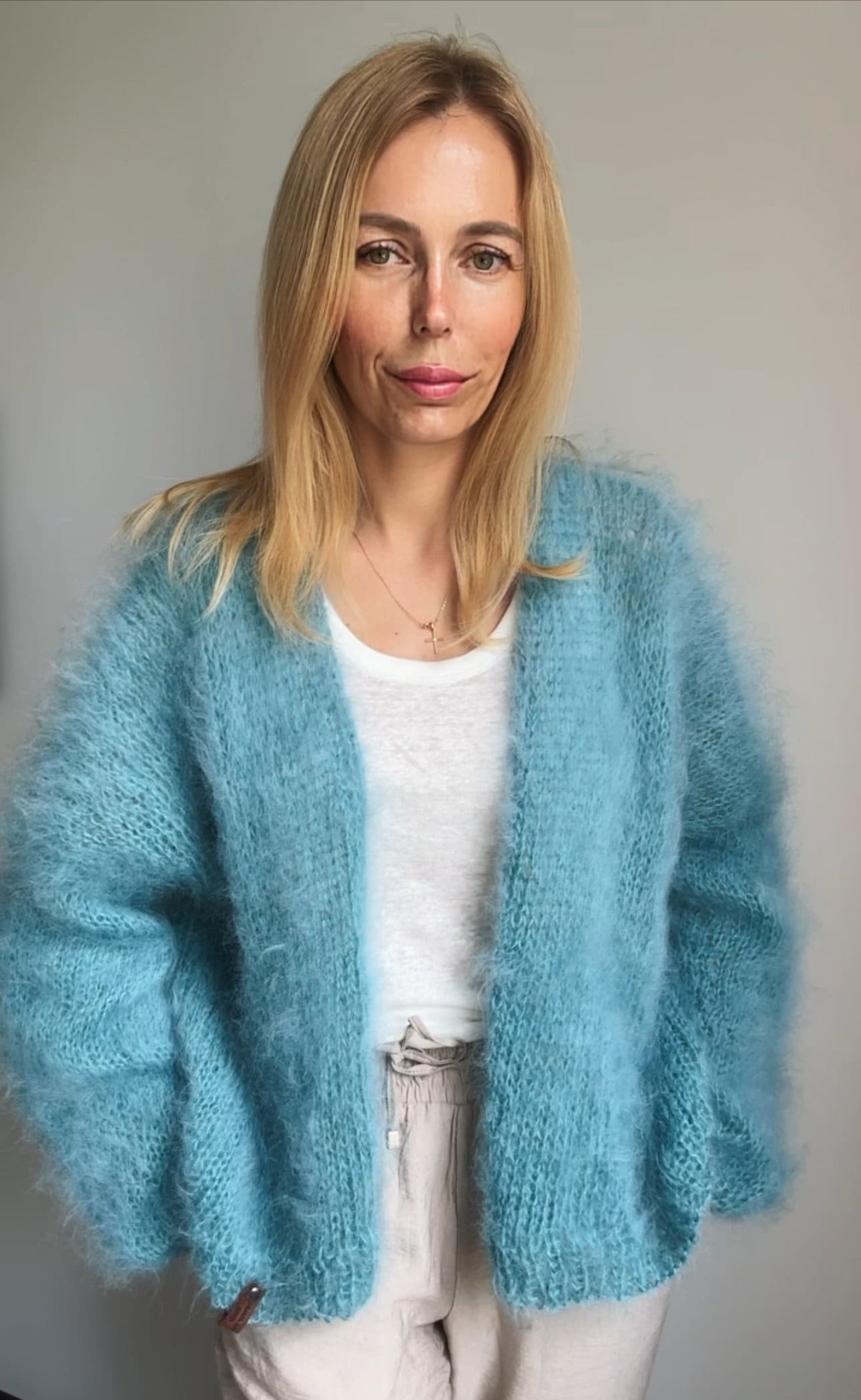 leila mohair cardigan