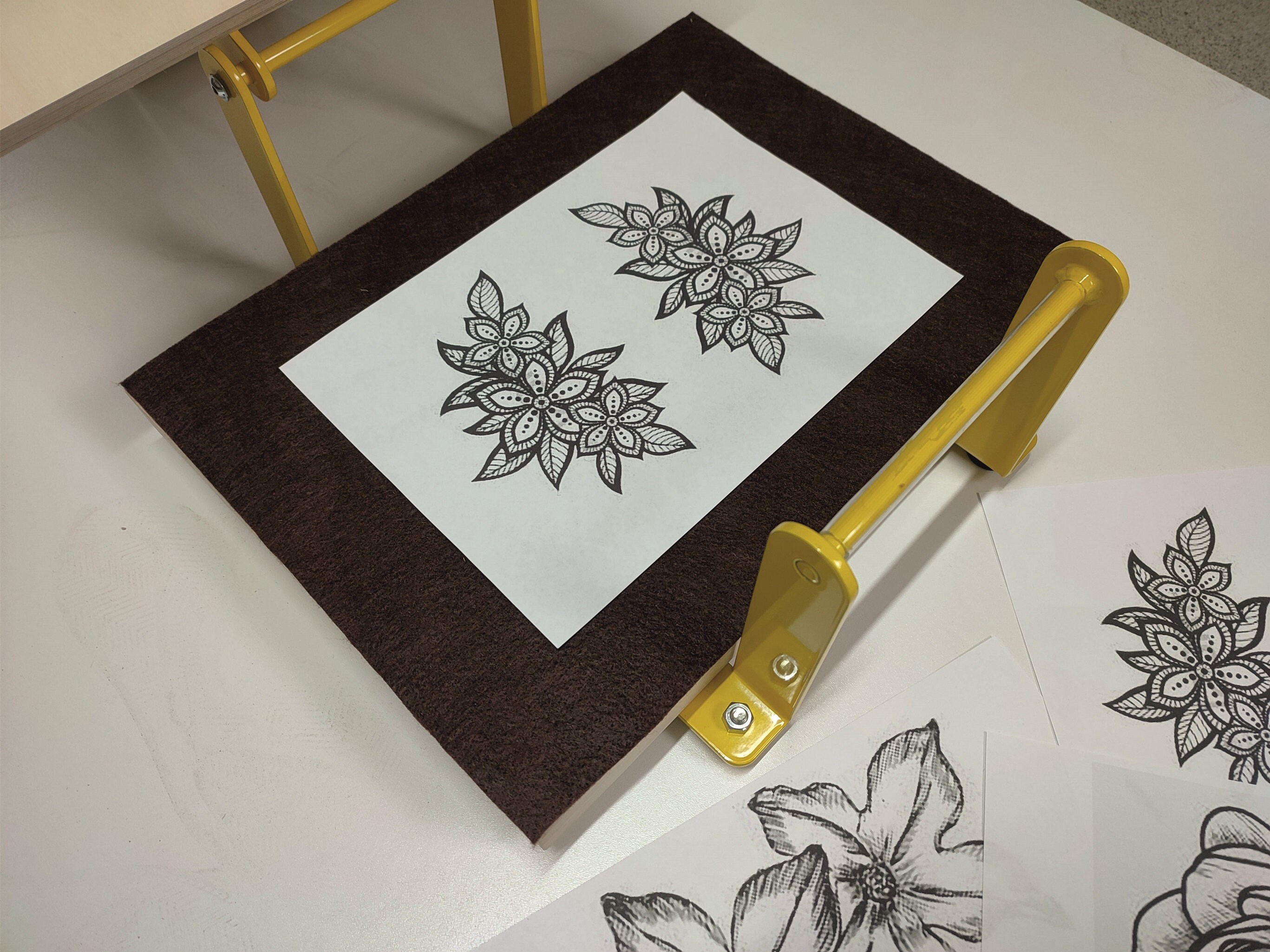 Large A3 Lino Cut Press, Hand Lino Press, Printing Press, Lino Printing