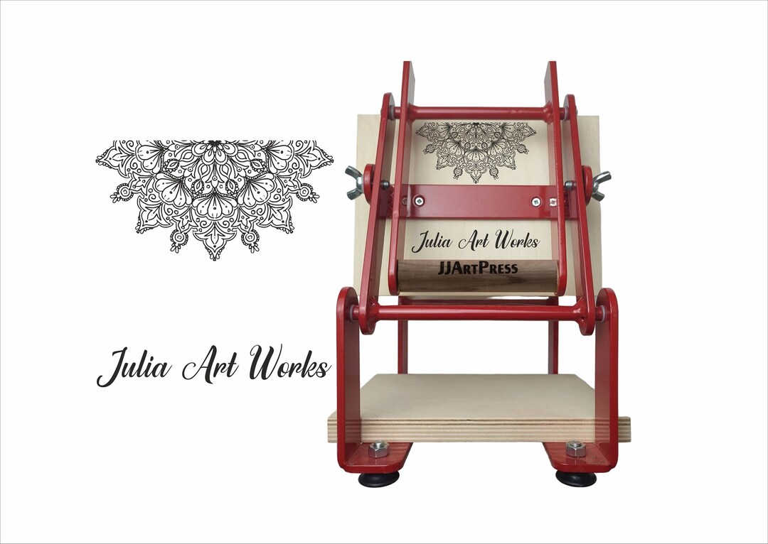 Hand Linocut Press Printingmaking Lino Cut Press Druck Etsy