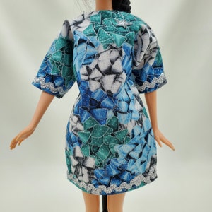 Handmade Christmas Doll Dress: 11.5 inch Fashion Doll Clothes
