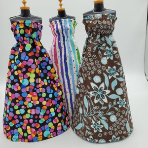 Handmade Fashion Doll Sundress: Retro Mod Style Clothes