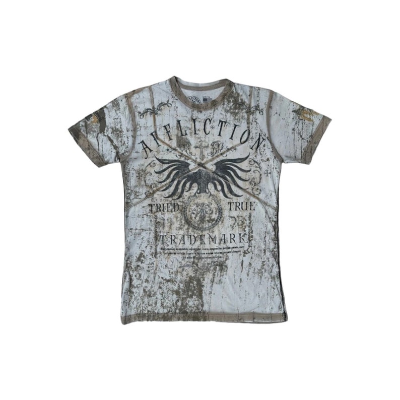 T-shirt Vintage Affliction Jesse Pinkman Breaking Bad - Taille XL Rouge Grunge - Occasion