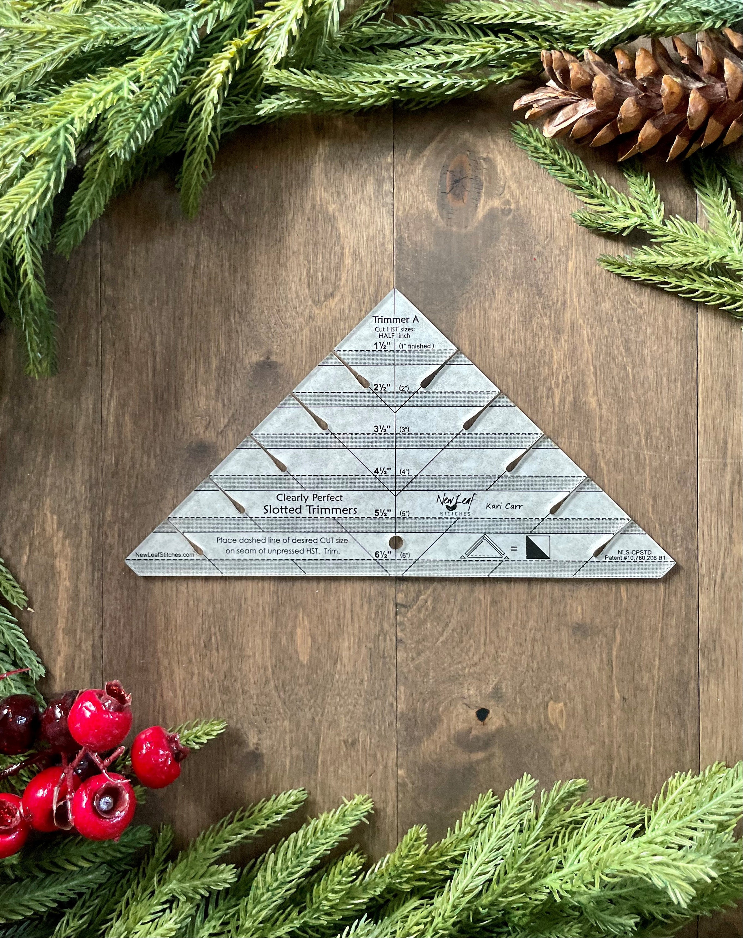 Christmas Gift for Quilters, Clearly Perfect Slotted Trimmers, Quilting