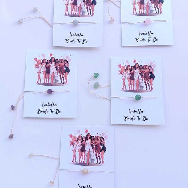 Bride Party Memory, Souvenir for Special Memories, Bride Party Keepsake Bracelet, Memory of Bachelorette and Party, Gift of Friendship