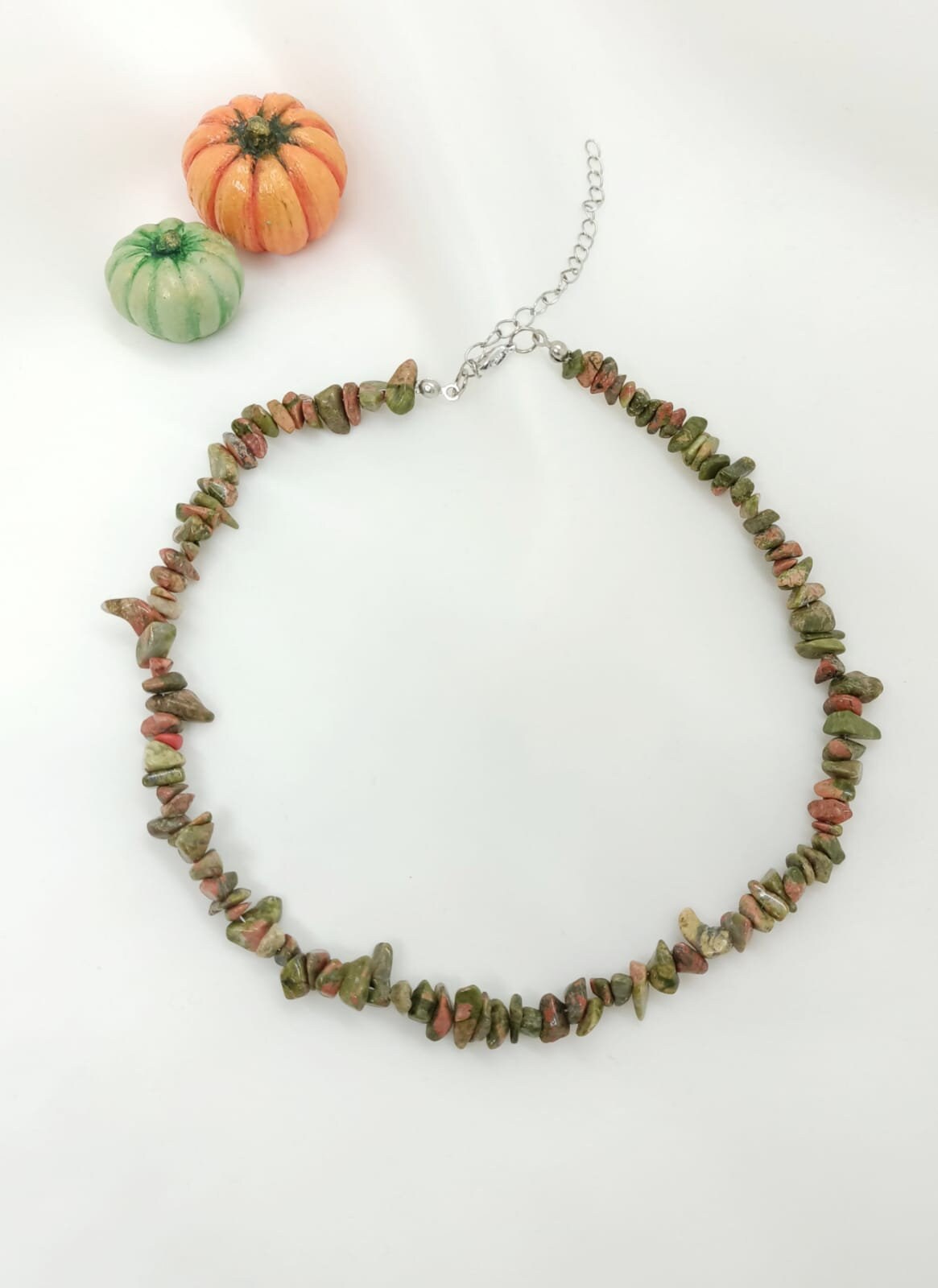 Medina Necklace Unakite