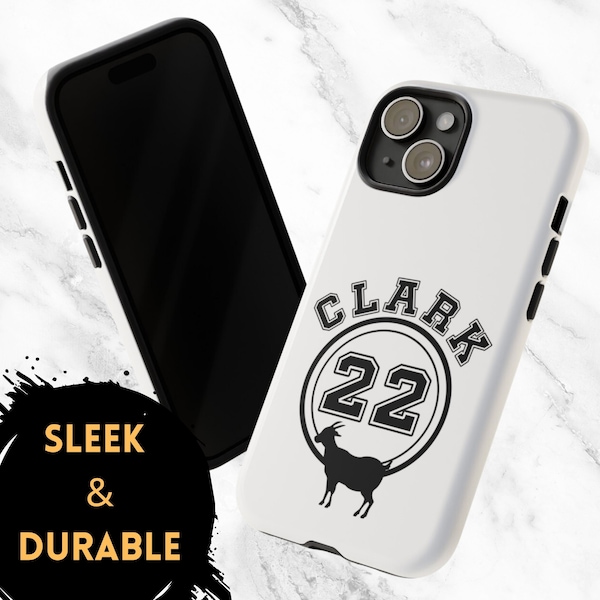 Clark 22 Goat Iowa Phone Case Basketball Apple iPhone Samsung Galaxy Google Pixel