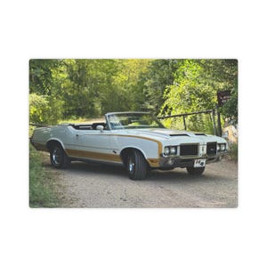 Canvas American Muscle Car Print - Vintage Car Wall Art, Classic Car Decor for Auto Enthusiasts & Gift Idea