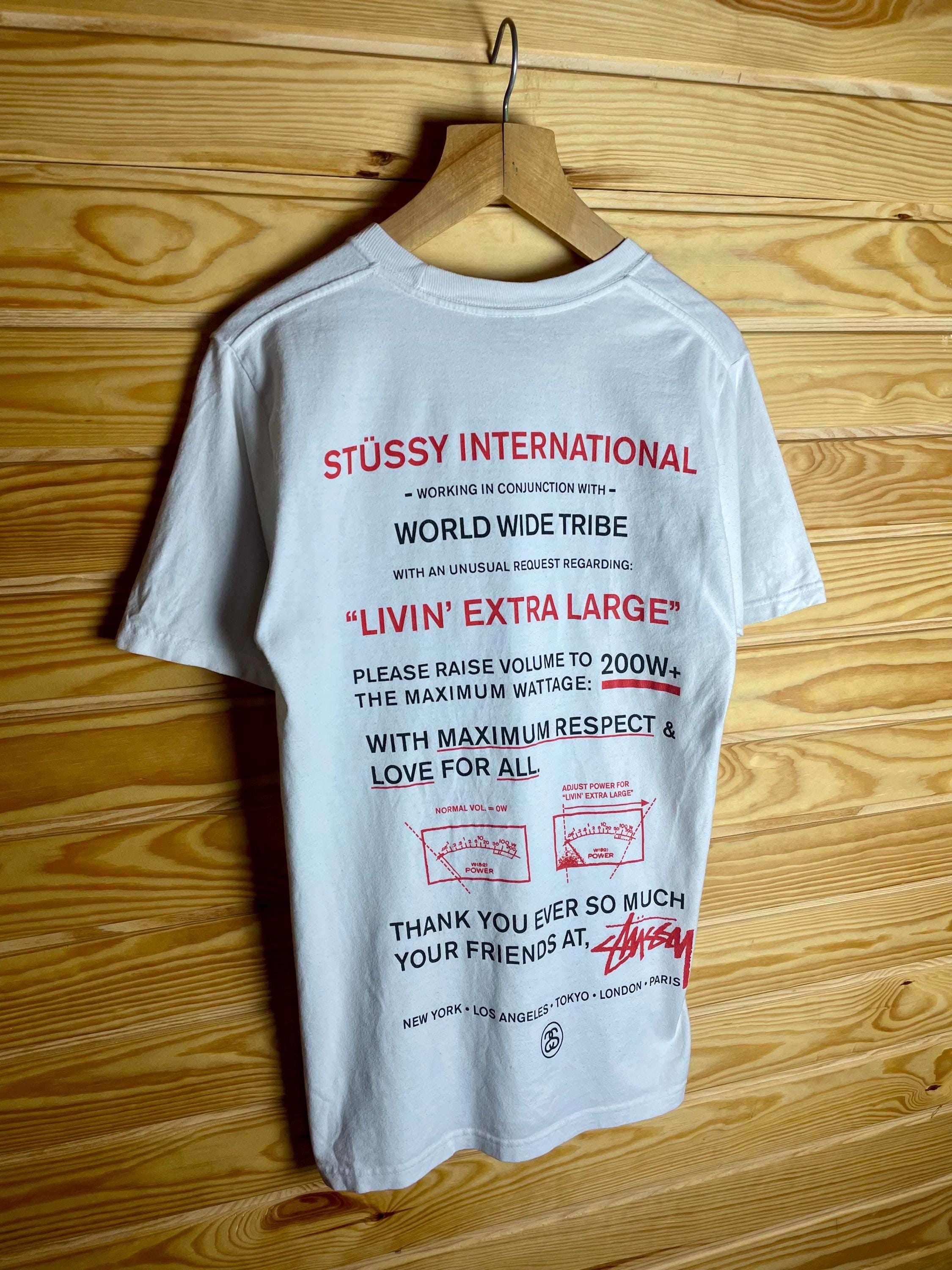 Vintage Stussy Big Logo T-shirt Size S - Etsy