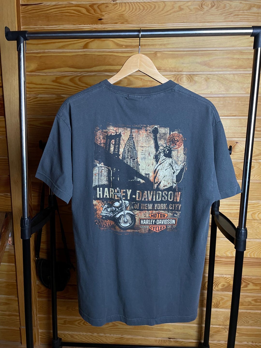 Vintage Harley-davidson T-shirt – New York City Dealer Tee - Etsy