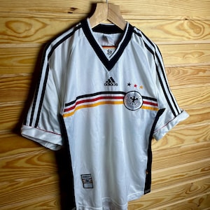 Vintage Germany 1998/1999 Home National Team Soccer Jersey Football T-Shirt Size M