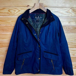 Barbour Women Levant Wax Jacket Size UK 16