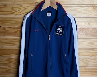 Vintage Nike France Soccer National Team Jacket Size M - Etsy