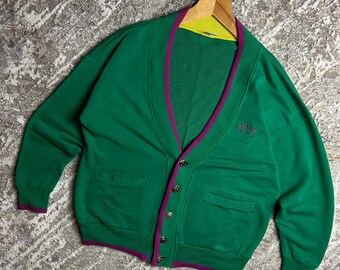 Cárdigan vintage Hugo Boss de los años 80