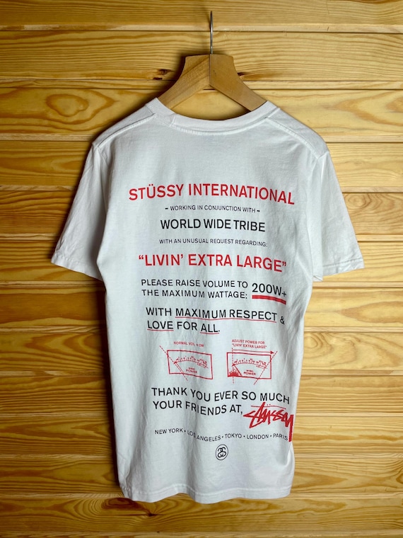 Vintage Stussy Big Logo T-shirt Size S - Etsy