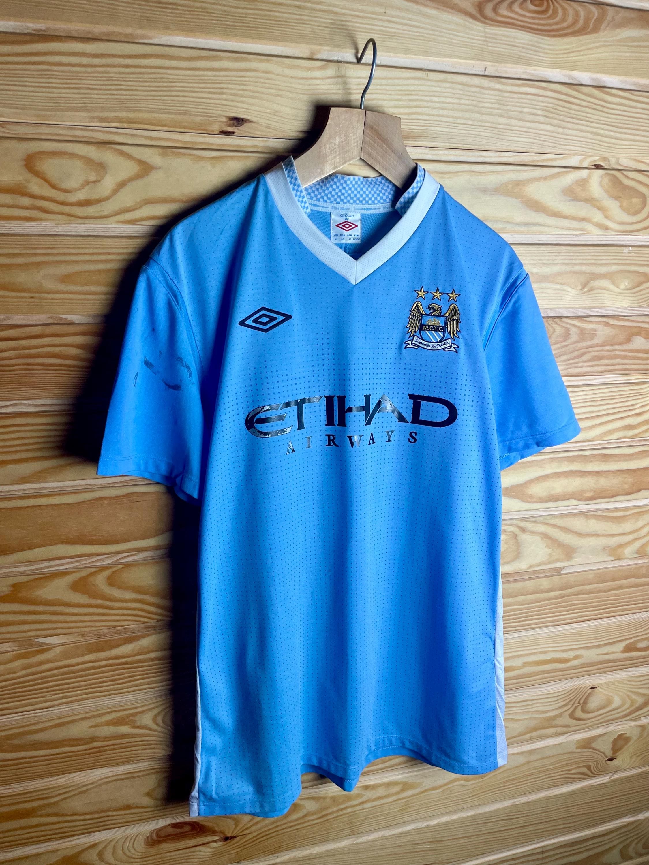 Manchester City Jersey 2011/2012 #16 Kun Aguero Size 42 - Etsy